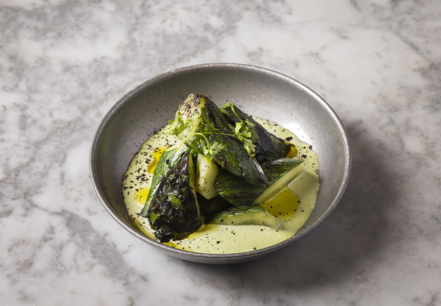 vegetable dish with creamy sauce