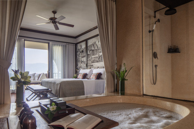 view of bathroom inside hotel suite 