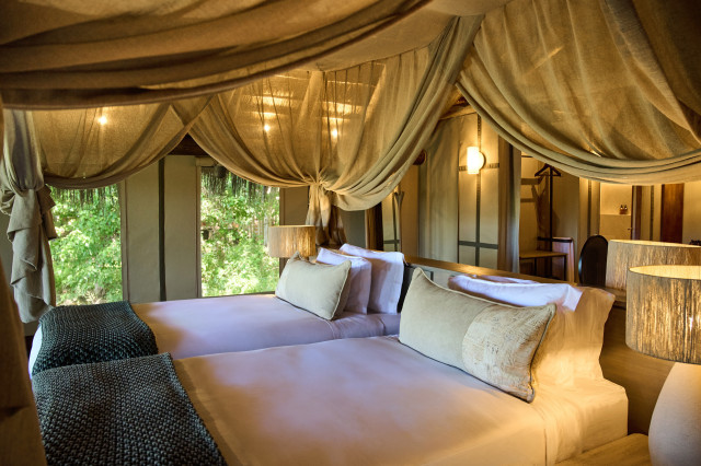 twin room at sediba sa rona in botswana 