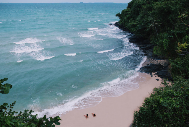 private beach at sri panwa hotel 