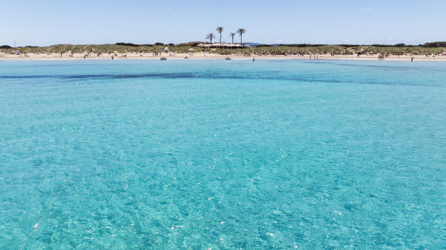 turquoise sea in ibiza