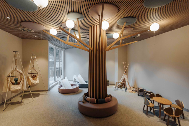 children's play area inside hotel 