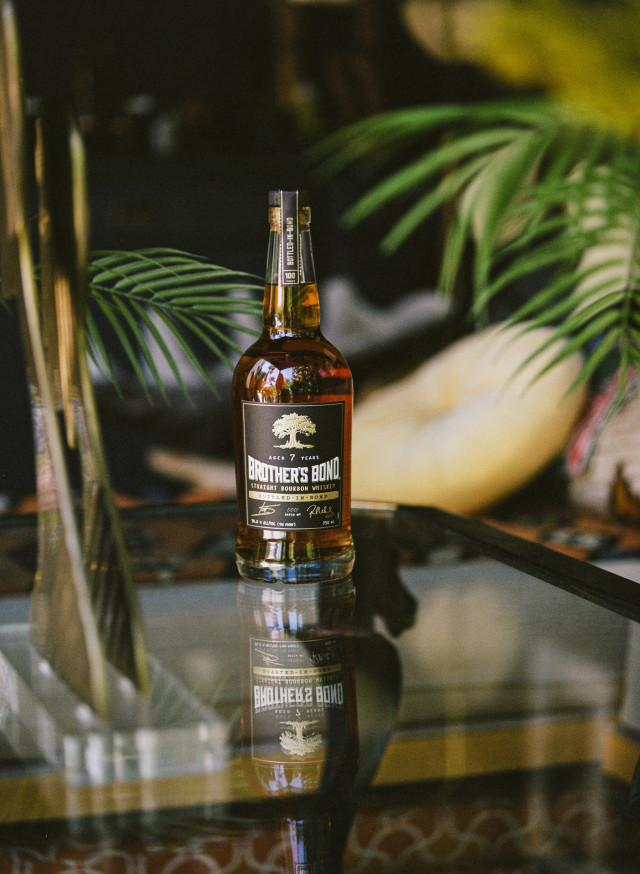 bottle of bourbon