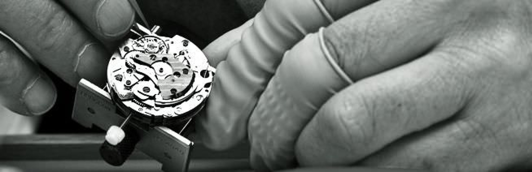 a man making a watch