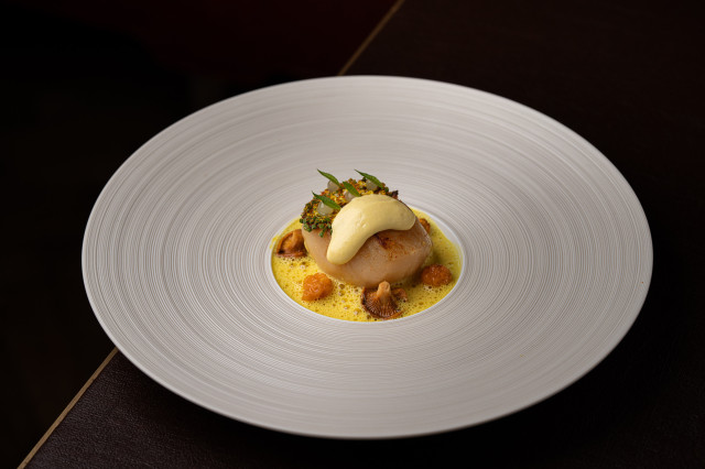 scallop dish served on white dish 