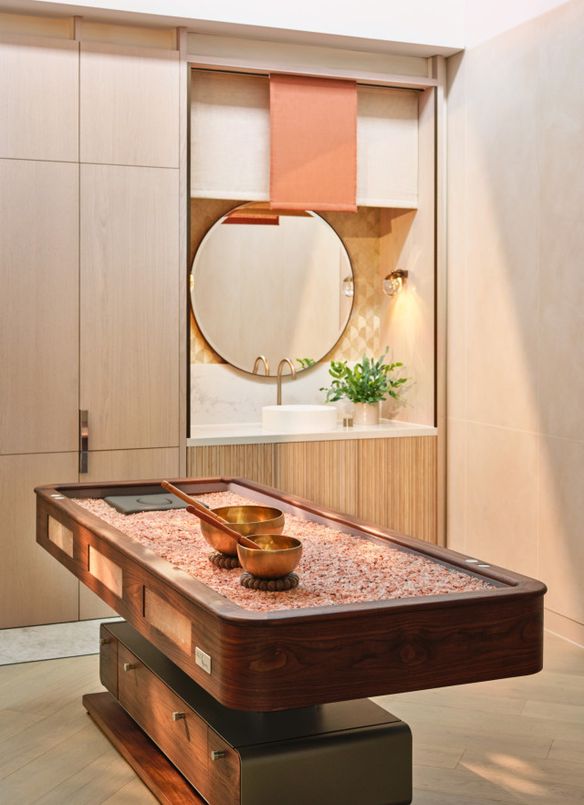 treatment room at hotel spa 