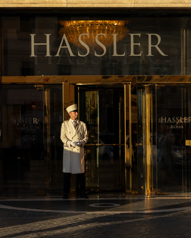 hotel hassler roma entrance