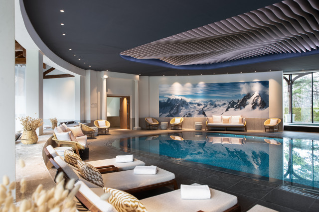 spa area at evian resort 