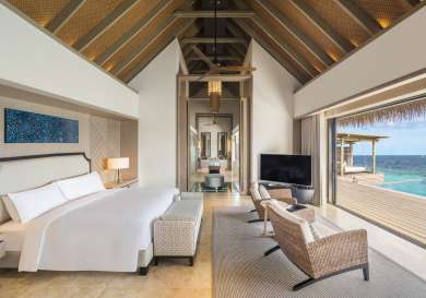 4. king overwater villa_bedroom.