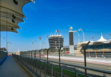 Bahrain racing track .