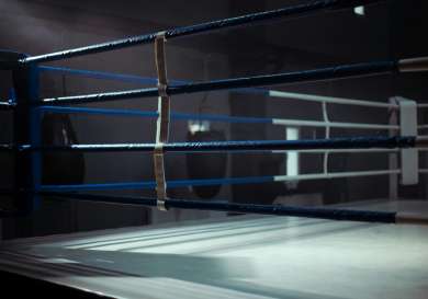Boxing ring.
