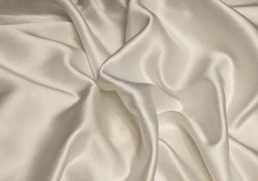 Cream silky fabric.