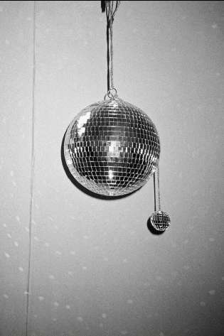 Large disco ball .