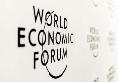 World economic forum logo.