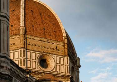 View of the cathedral in Florence.