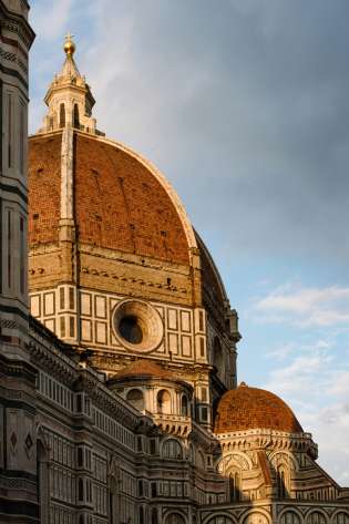 View of the cathedral in Florence.