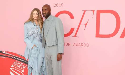 Gigi hadid and virgil abloh attend the 2019 cfda fashion news photo 1595260790.