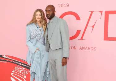 Gigi hadid and virgil abloh attend the 2019 cfda fashion news photo 1595260790.