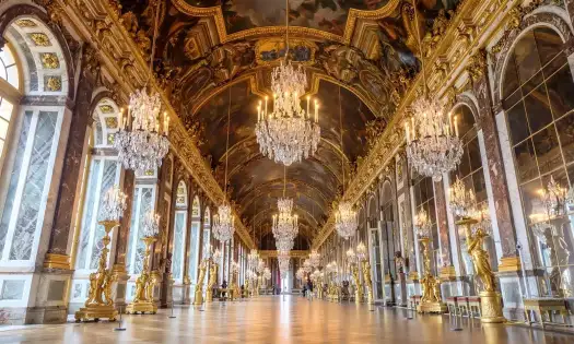 Hall of mirrors ceiling jules hardouin mansart charles.