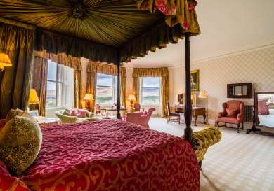 Inverlochy castle suite.