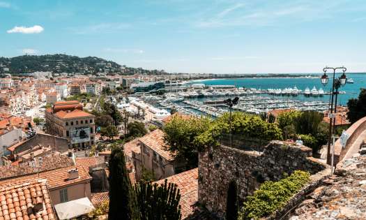 Yachts in Cannes.