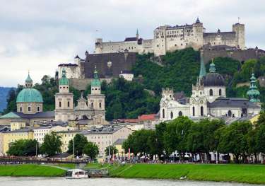 View of salzburg in austria.