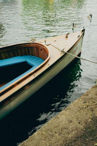 Boat on a river.