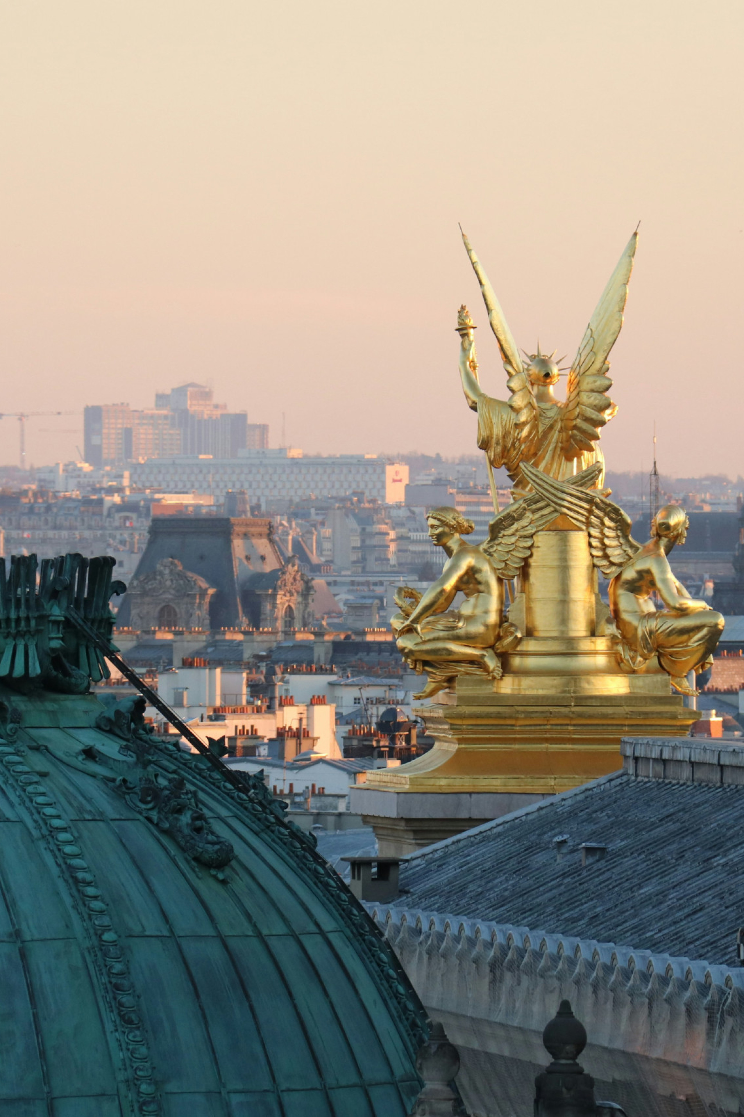 paris rooftop view