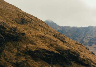 View of scottish highlands.