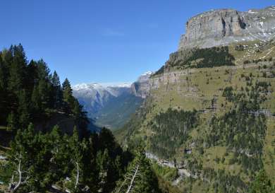 View of spanish pyranees.