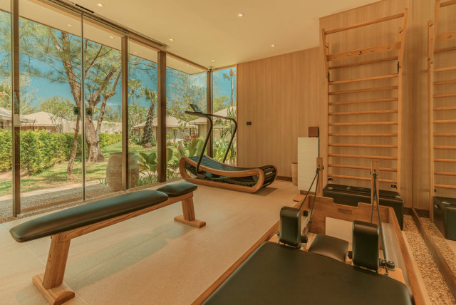 fitness centre at twinpalms tented camp phuket