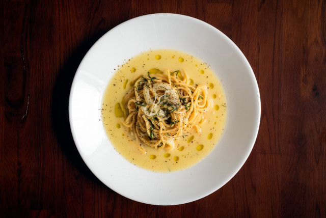 bowl of pasta at hausu