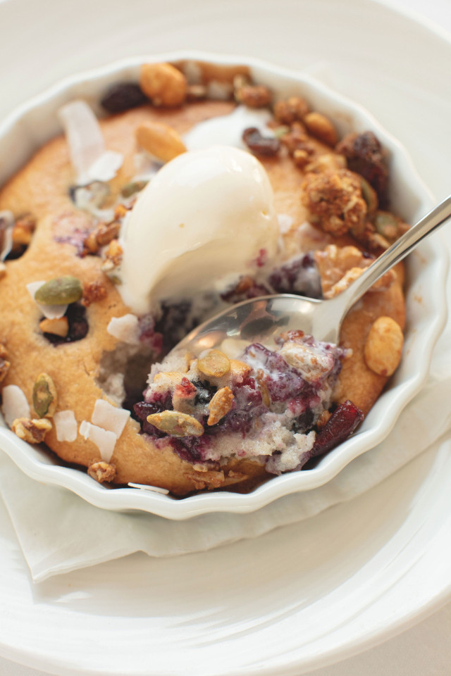 pudding with ice cream 