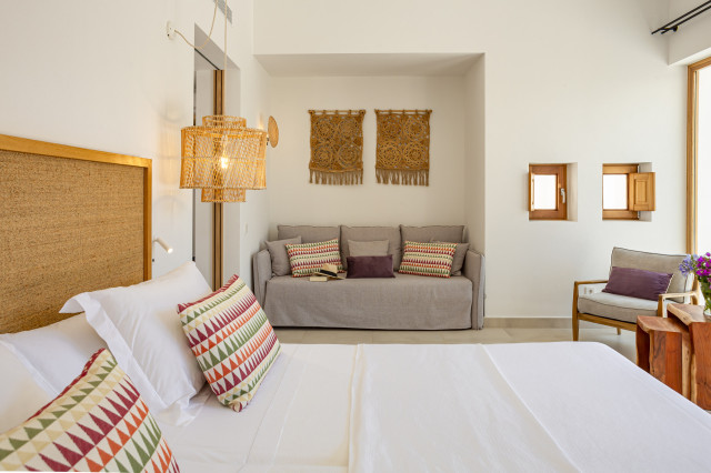 bedroom inside ibiza villa