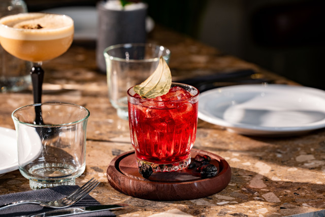 negroni on table at kokum