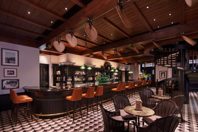 bar inside hotel