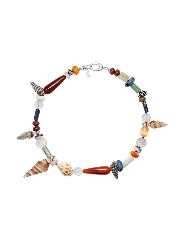 shell bead necklace