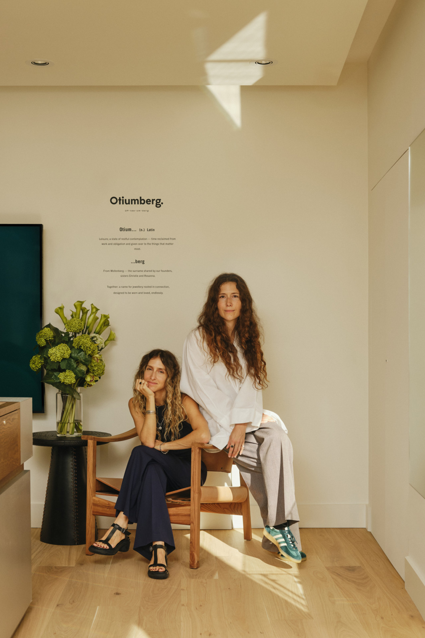 otiumberg founders posing in jewellery store 