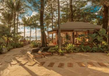 Luxury beach tent in thailand .