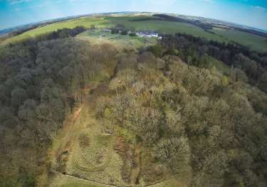 Aerial view ian coley shooting school .