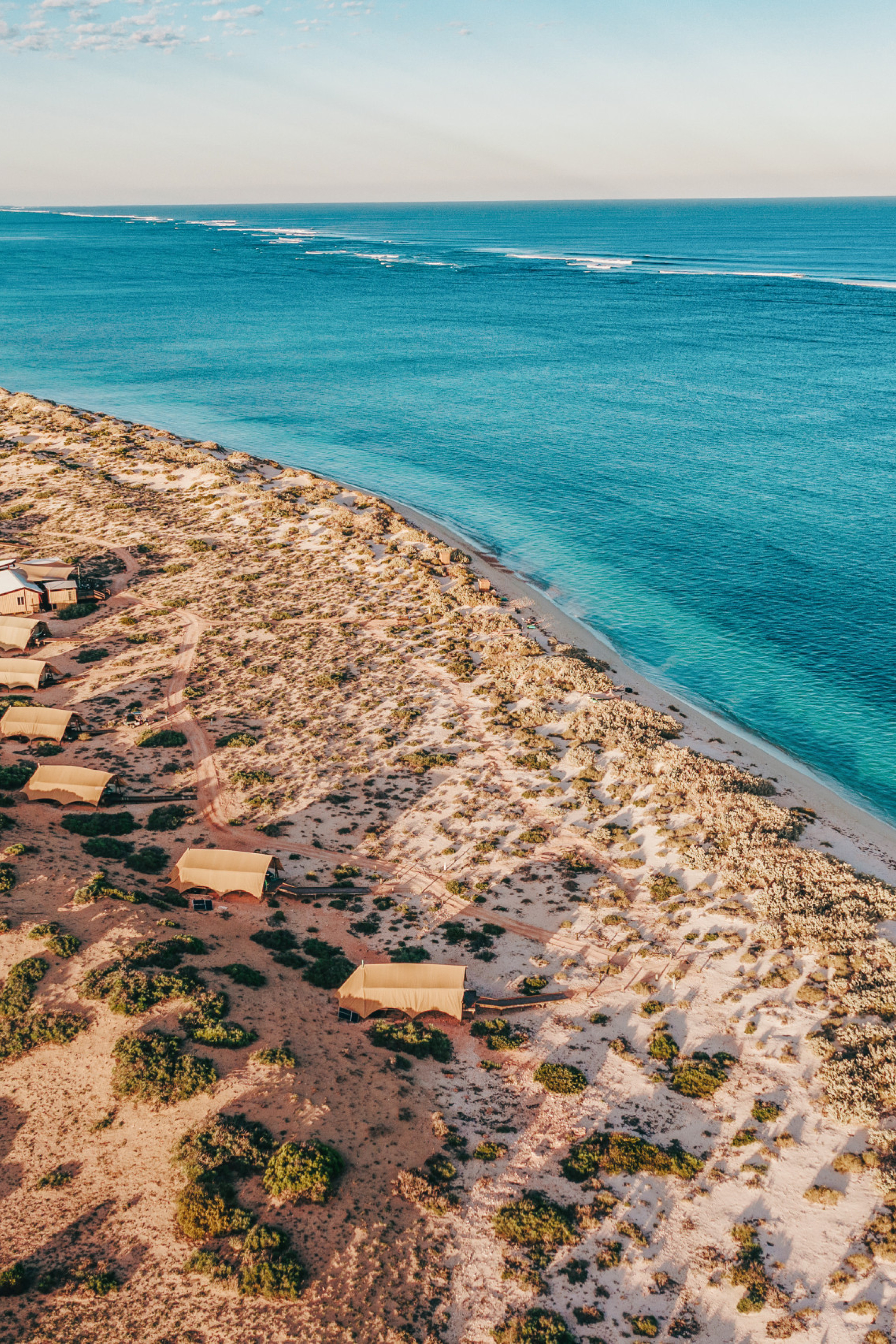 aerial view of australian coastline