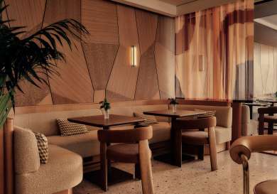 Interiors of aethos .