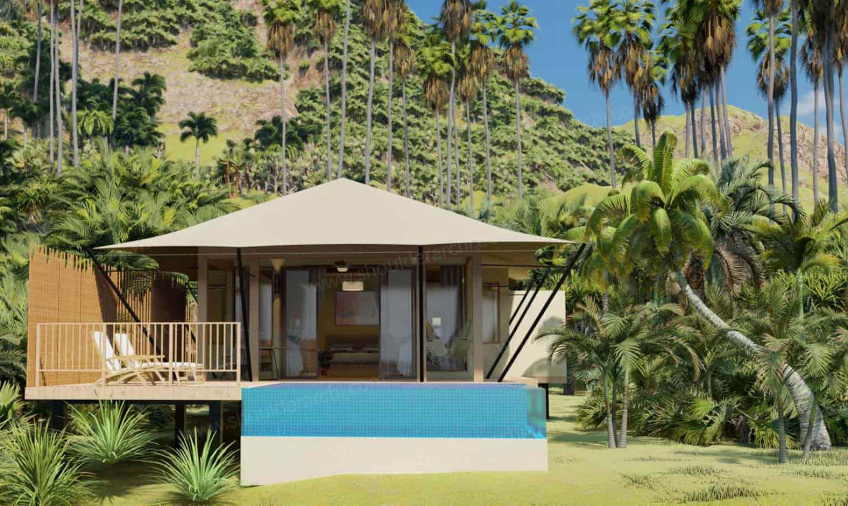 Sustainable sybarite announces luxury eco suites in Antigua luxury beach hut