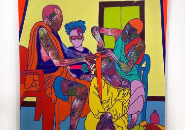 Rtist ajarb bernard ategwa artwork a family something gallery.