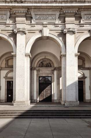 White building in milan.