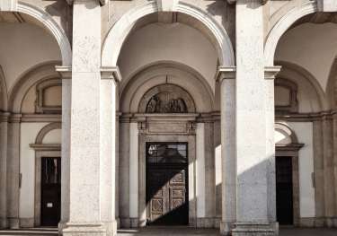 White building in milan.