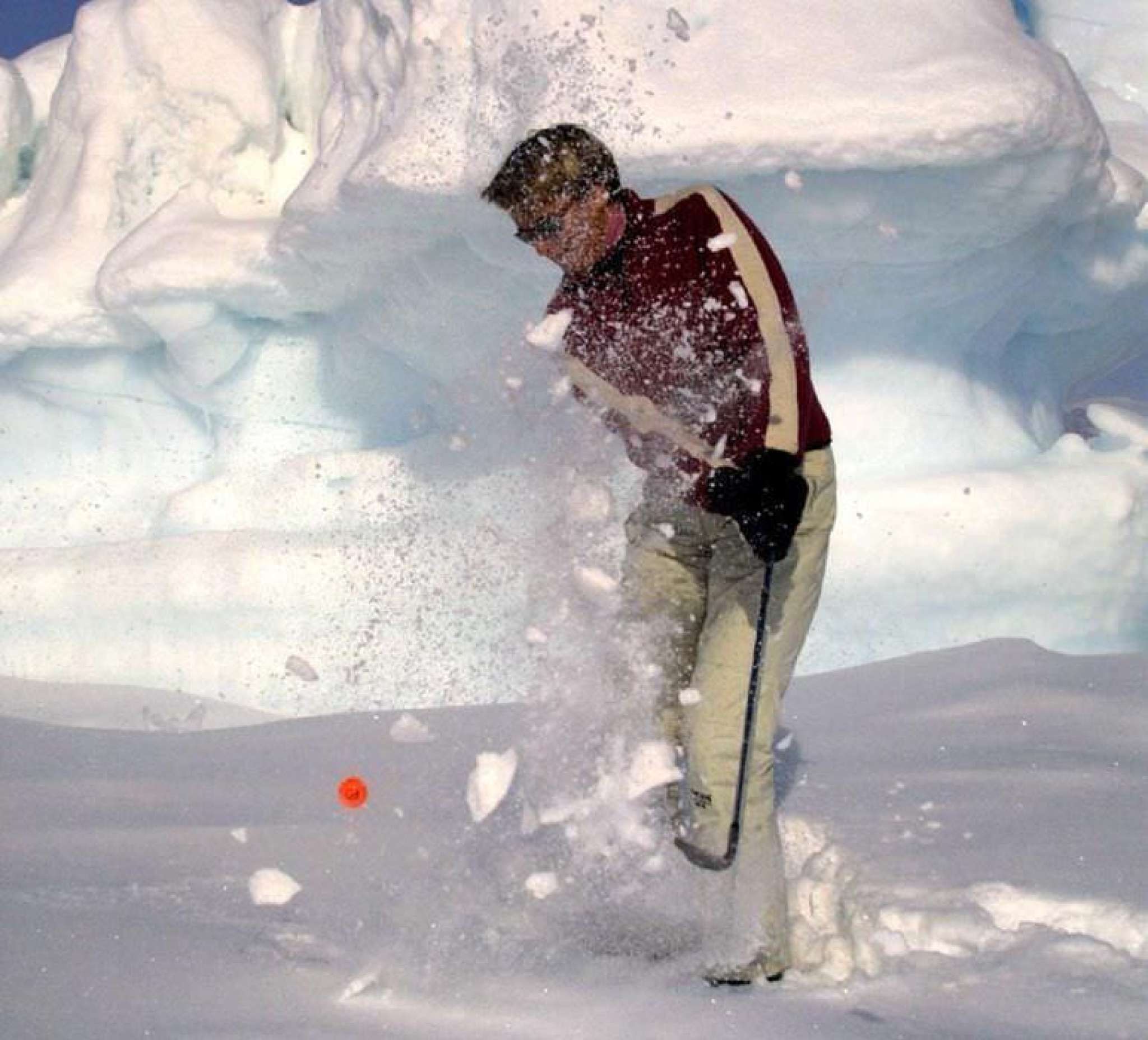 Arctic golf.
