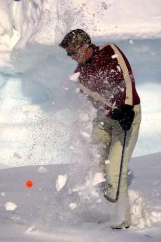 Arctic golf.