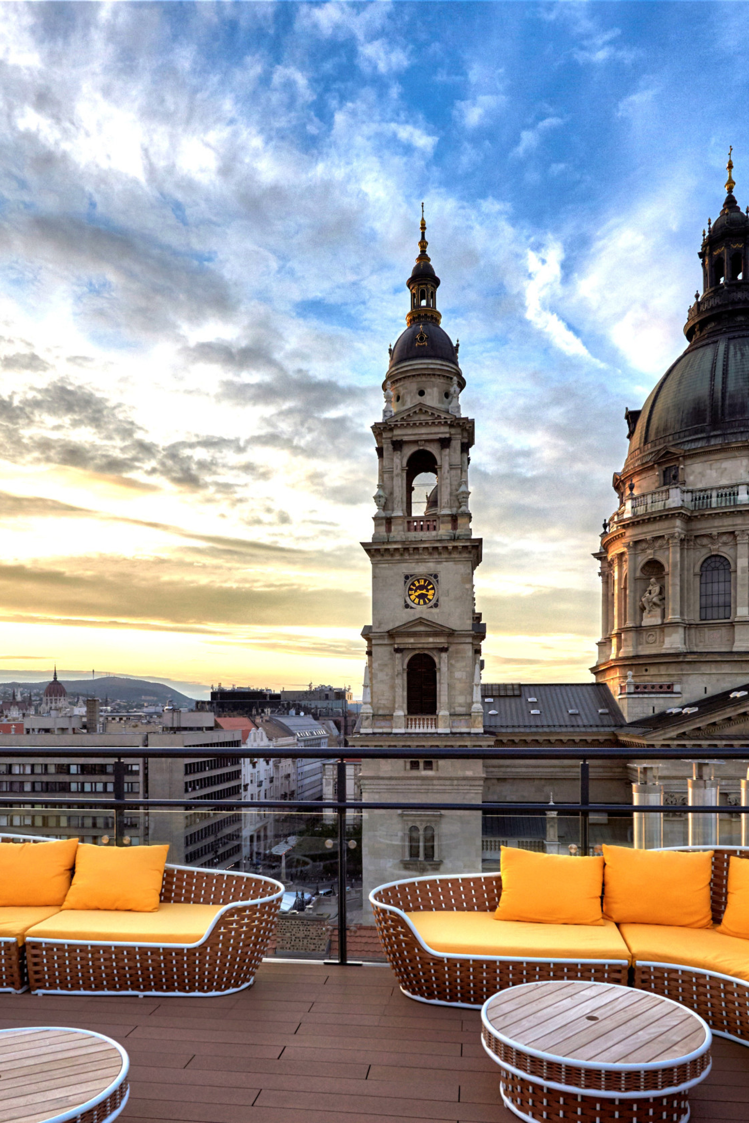 rooftop bar at hotel aria, budapest 