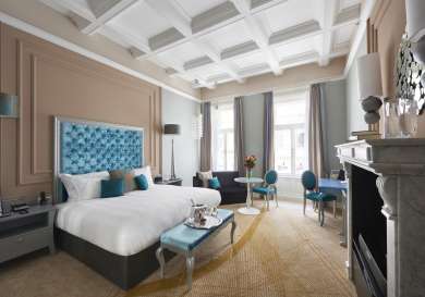 Double room inside aria hotel, budapest.